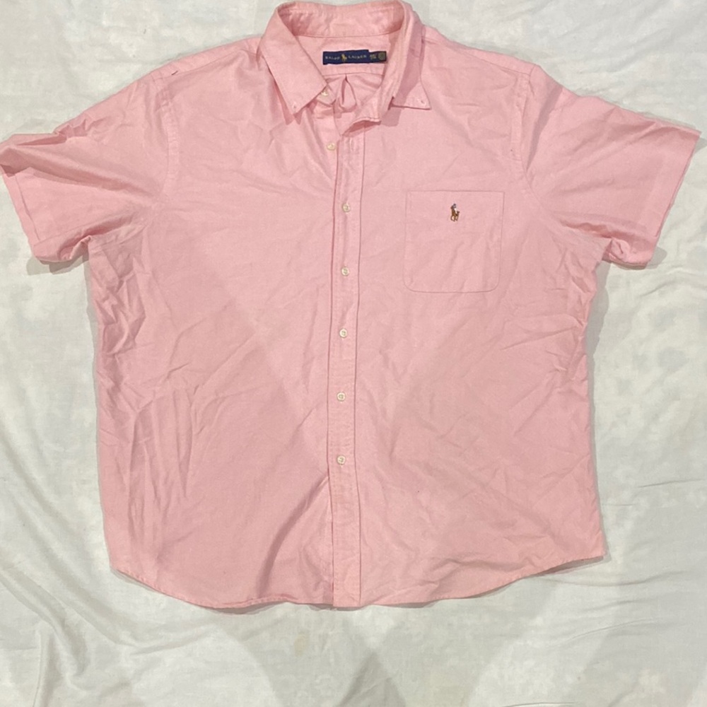 Ralph Lauren Pink Casual Button Down Shirt